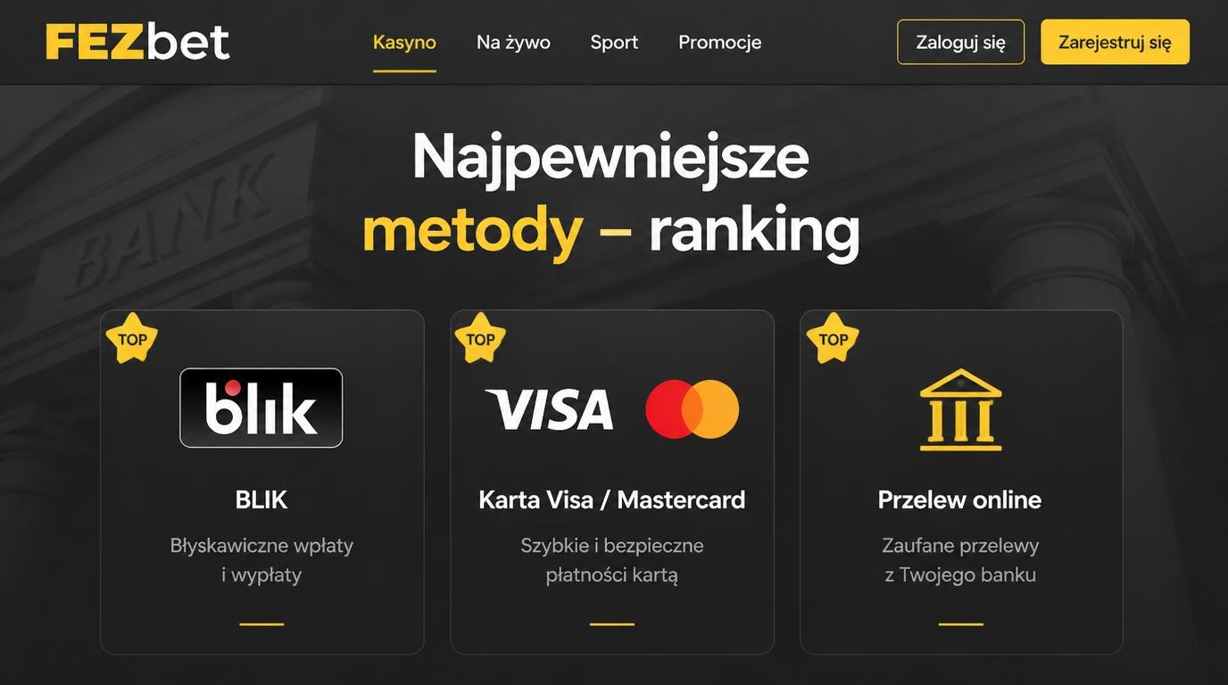 Ranking najlepszych metod wpłat – BLIK, karta, przelew online.
