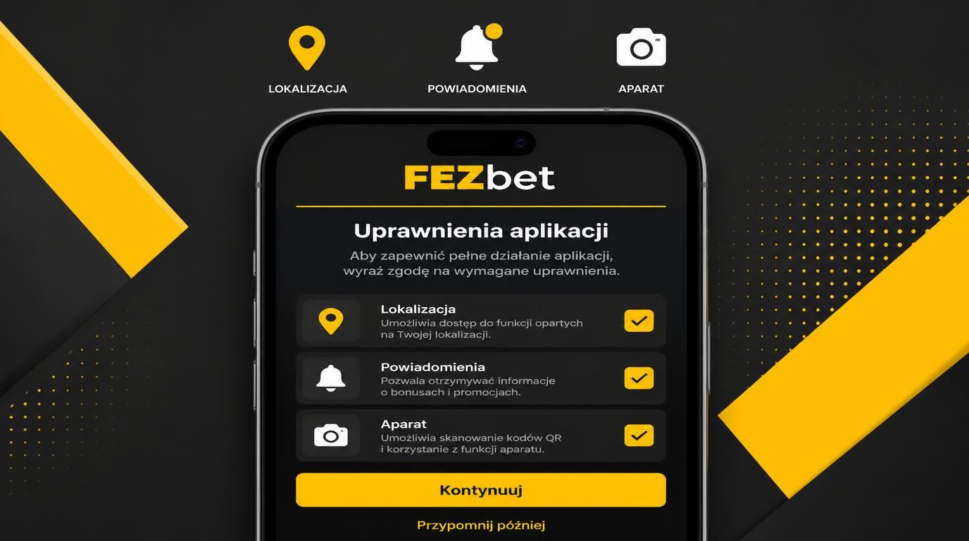 Ikony lokalizacji, powiadomień i aparatu z ekranem aplikacji